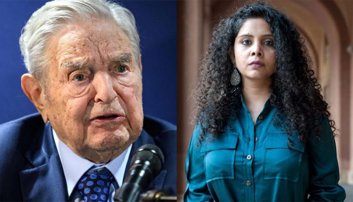 Rana Ayyub got support from people linked to George Soros