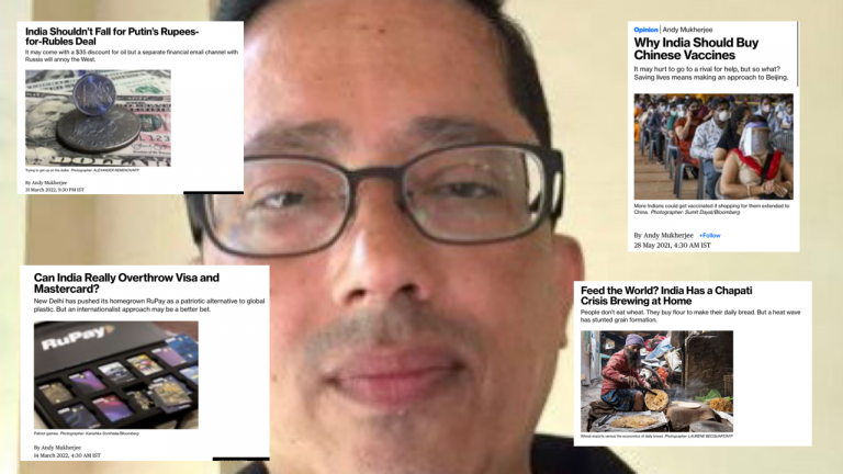 Gems of Andy Mukherjee: Bloomberg columnist whose hot takes on India should be free for all and put in museum for everyone’s enjoyment 