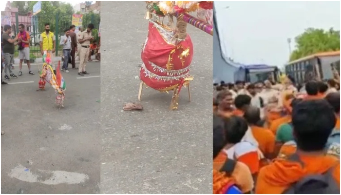 Delhi: Meat thrown at Kanwar Yatris in Delhi’s Seelampur, police initiate probe after protests, video viral