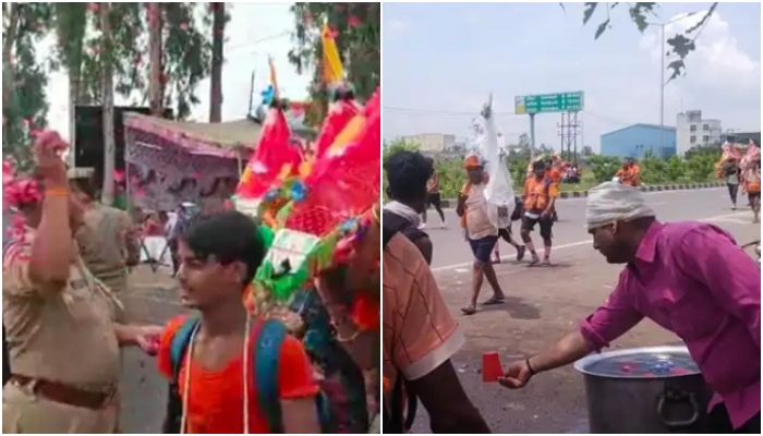 Flower petals showered on Kanwariyas: How Kanwar Yatra is helping poor vendors and traders scrape a living