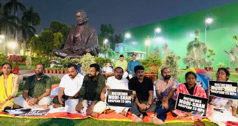 ‘BJP-RSS leaders eat everything behind doors’: TMC MP Sushmita Sen after reports that Tandoori Chicken served at opposition protest before Gandhi Statue