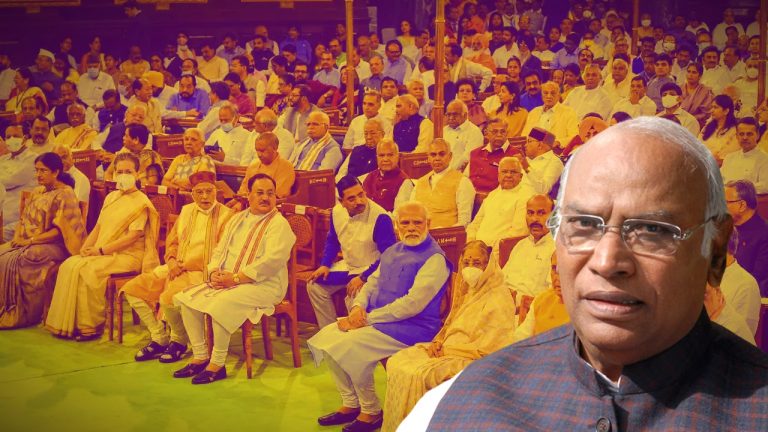 Congress throws temper tantrum, writes to RS chairman over seat allotted to LoP Kharge during President Murmu’s oath ceremony