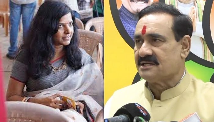 Kaali poster row: MP home minister demands lookout notice for Leena Manimekalai after she posted another photograph on the issue