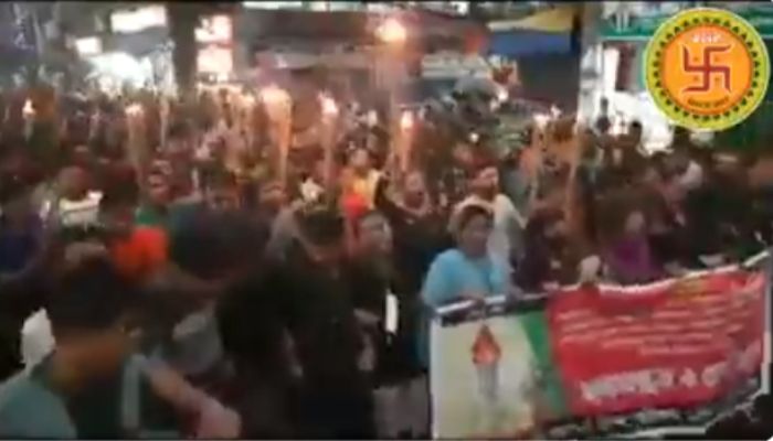 Bangladesh: Hindus take out a protest march in Chittagong against the recent spike in targeted attacks