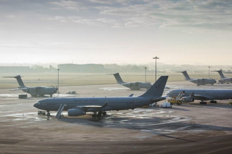 UK’s largest air force base forced to halt flights as runway melts with the temperature hitting 38 degrees celsius
