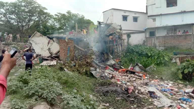 Bihar: Six dead in Saran district after multiple explosions at an illegal firecracker factory run by one Reyaju Miyan
