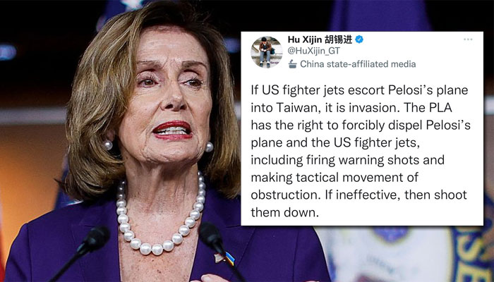 Taiwan missing from Nancy Pelosi’s itinerary after Chinese commentator urged govt to shoot down her plane