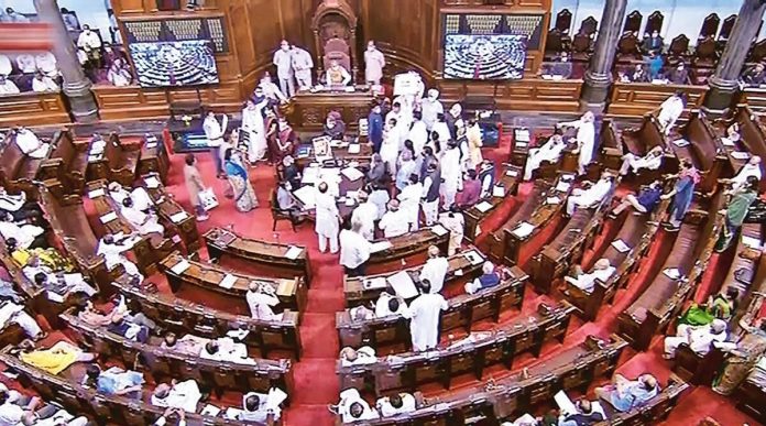 19 RS MPs including 7 from TMC suspended for disrupting house