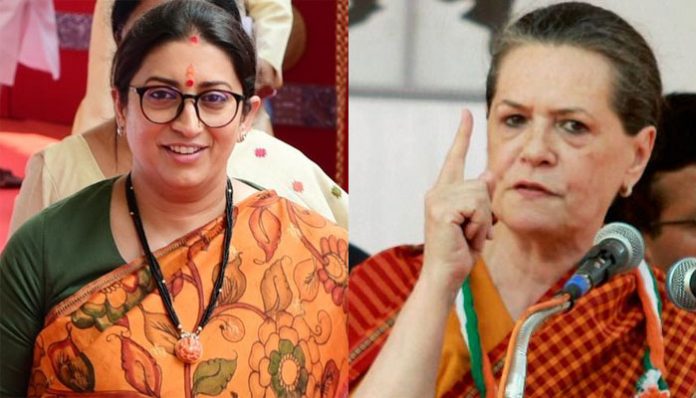 Smriti Irani SOnia Gandhi face off over 'Rashtrapatni' remark by Adhir Ranjan Chowdhury