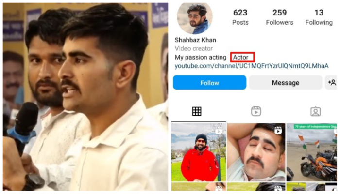 Did Arvind Kejriwal-led AAP hire a professional actor Shahbaz Khan to show ‘frustrated youth of Gujarat’, netizens wonder