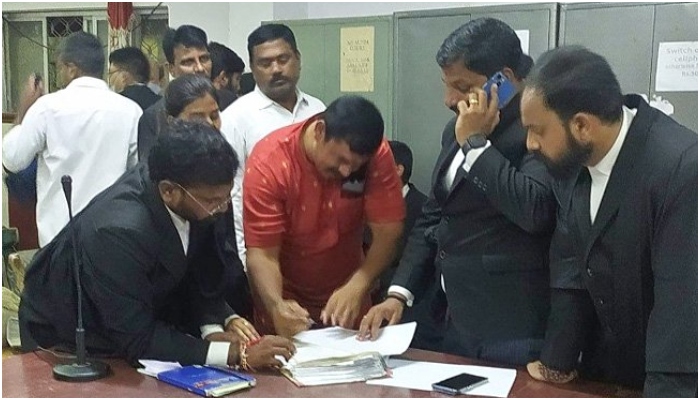 Raja Singh’s lawyer receives two threat calls, cops conduct a flag march amid protests in Hyderabad