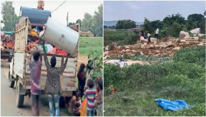 Islamists demolish houses of Mahadalit Musahars in Palamu, thrash victims and force them to leave the village