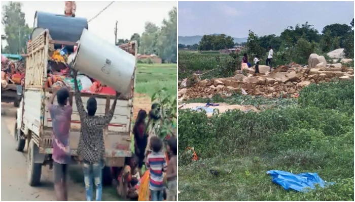 Jharkhand: Islamists demolish houses of Mahadalit Musahar community in Palamu, thrash victims, force them to leave the village, probe underway