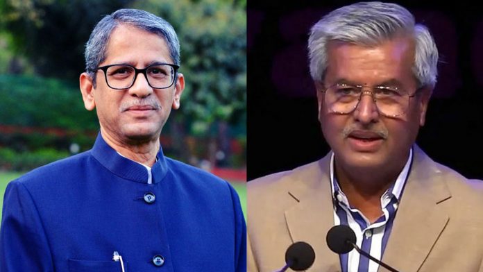 Advocate Dushyant Dave, who has been problematic in the past, cries during CJI Ramana's farewell