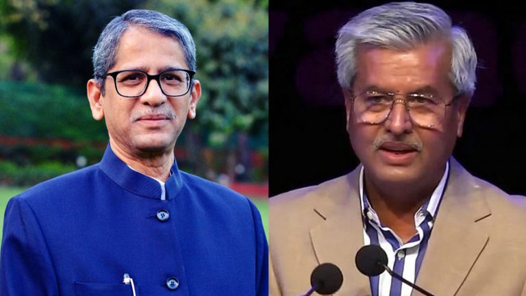 Advocate Dushyant Dave, who passed resolution condemning Justice Mishra for praising PM Modi, cries during CJI Ramana’s farewell