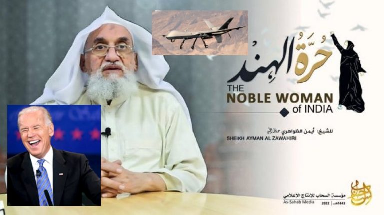 Al-Qaeda leader Ayman al-Zawahiri, who had praised Hijab protests in Karnataka, blasted to death by US drones in Afghanistan
