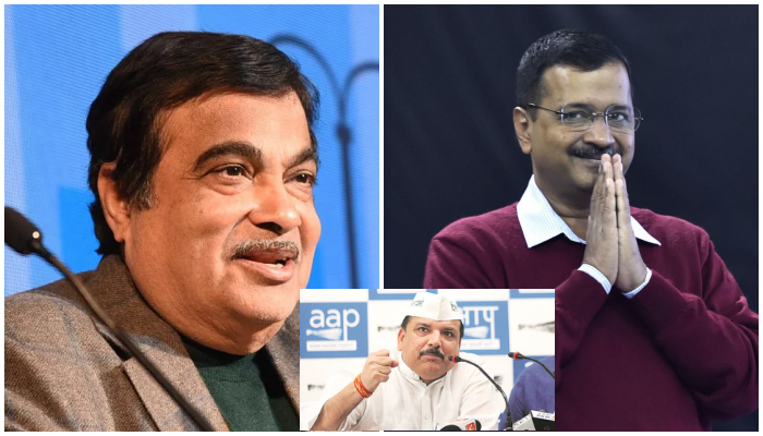 Nitin Gadkari warns AAP’s Sanjay Singh of legal action for circulating edited video, earlier Kejriwal had said sorry to Gadkari