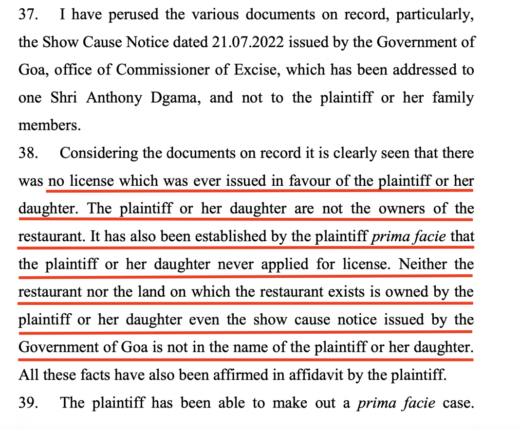 Court order in Smriti Irani case