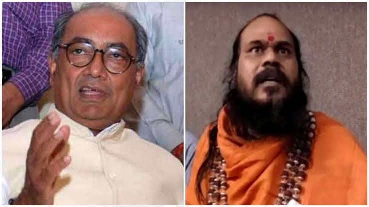 MP: Mirchi Baba who performed yagna for the victory of Digvijaya Singh arrested on rape charges; the victim had approached him for a child