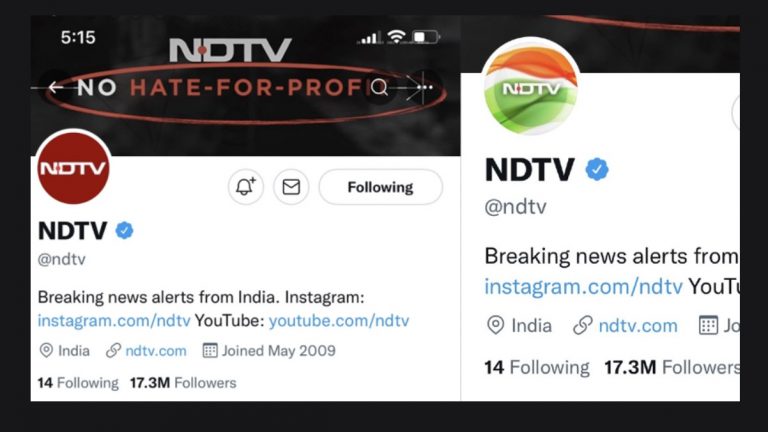 NDTV changes its Tiranga DP hours ahead of Independence Day