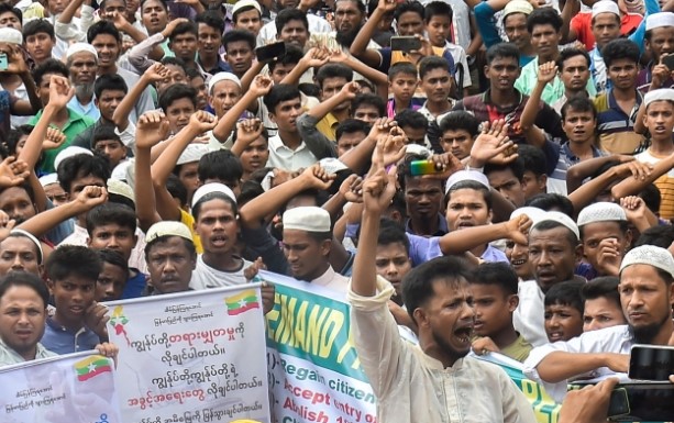 Rohingya rally in Bangladesh to mark anniversary of mass exodus
