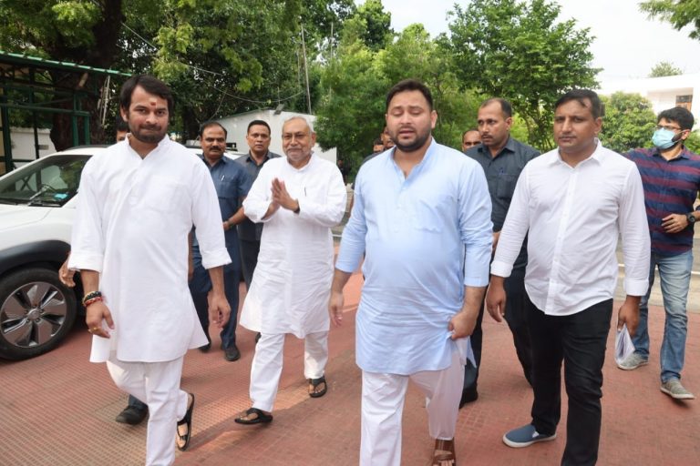 After a day of political upheaval in Bihar, Nitish Kumar once again stakes claim to form the government