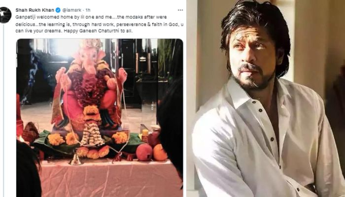 Islamists attack Shah Rukh Khan for the fifth year in a row as he celebrates Ganesh Chaturthi, ‘cancel’ him again for bringing Bappa home