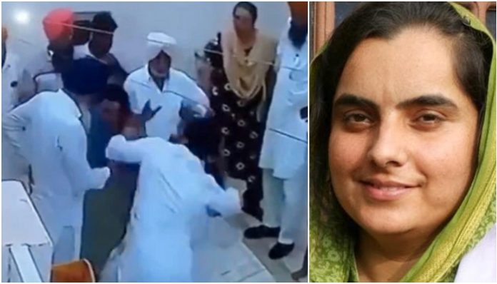 AAP MLA Baljinder Kaur's husband slaps her in public amid argument, video caught on CCTV
