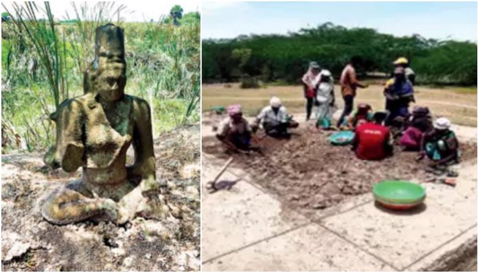 ASI teams discover 12,000-year-old artefacts near Chennai, recoveries include gold, beads, money, sculptures from Pallava period
