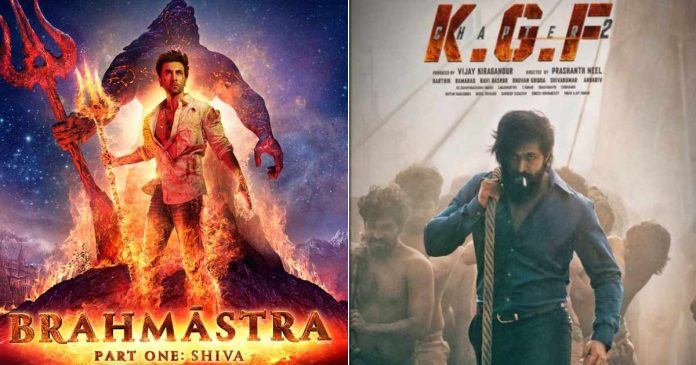 Day 1 collection and budget of Brahmastra Vs KGF-2