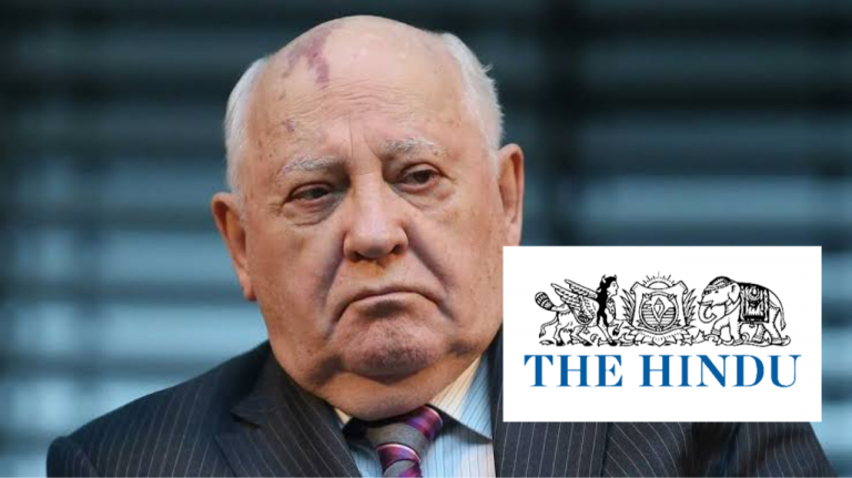How ‘The Hindu’ co-opted Mikhail Gorbachev’s death to attack the Modi government and India