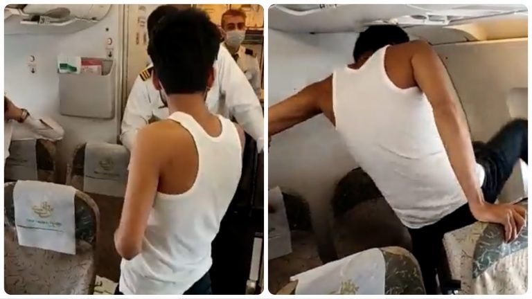 Pakistani passenger creates ruckus on Dubai-bound flight, tries breaking the plane’s window mid-air: Watch