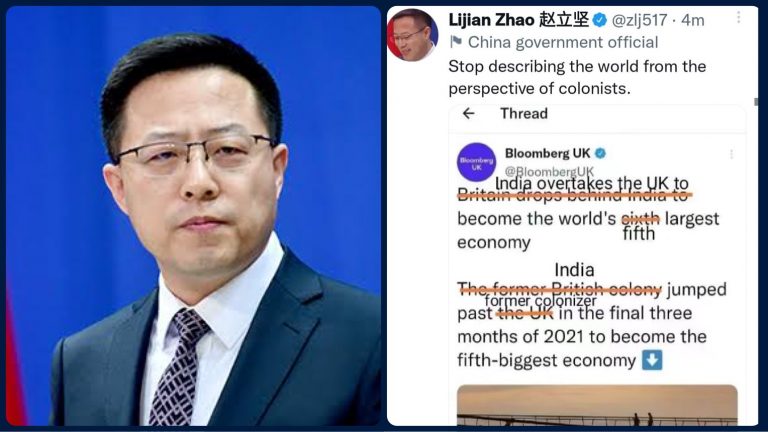 ‘India has overtaken its former colonizer’: Chinese foreign ministry spokesperson ‘corrects’ Western media on India advancing past the UK