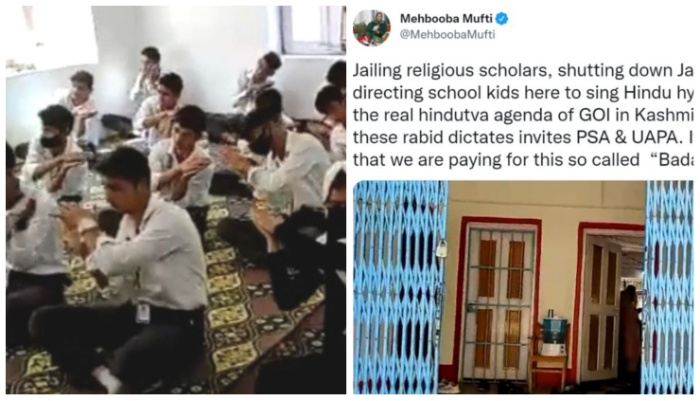Kashmir: After Mehbooba Mufti’s misleading claims, Islamic bodies seek ban on ‘surya namaskar’ and ‘Hindu bhajans’ in schools