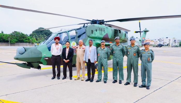 First made in India Light Combat Helicopter handed over to Indian Army by HAL, to be formally inducted on October 3