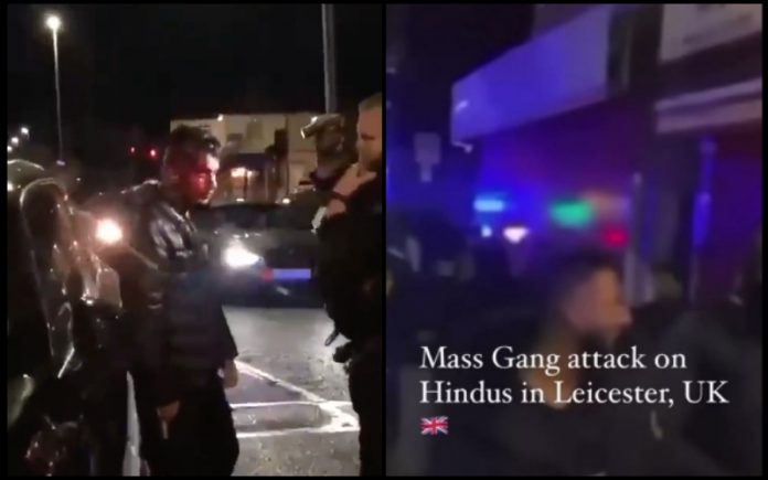 How Hindu symbols were used to identify and target Hindus by Muslim mobs in Leicester