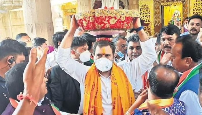 Soft Hindutva of Congress: Journalist reveals how Rahul Gandhi avoided Muslim areas during his temple run in Gujarat, video viral