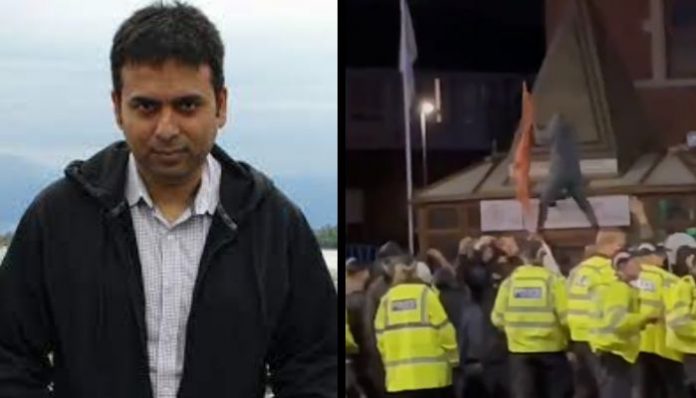 Journalist blames Gujaratis for violence by Islamists in Leicester