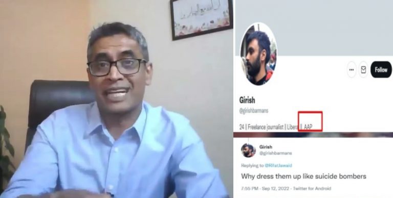 Pro-AAP blog editor accuses AAP worker of calling his children ‘suicide bombers’ for wearing Islamic outfit
