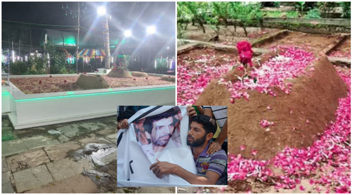 Yakub Memon's grave beautified with LED lights and marble slabs