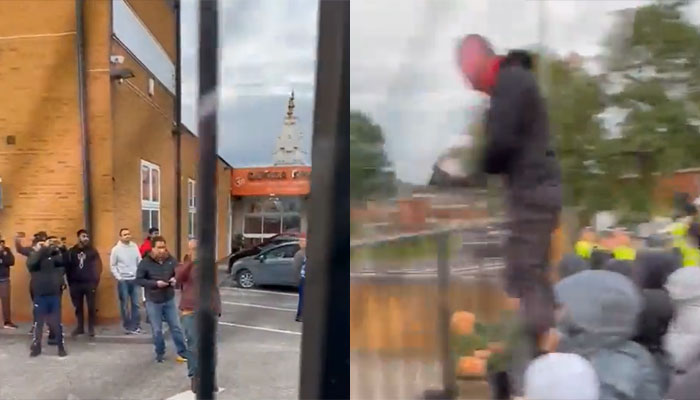 Go drink cow p**s, go eat cow sh*t: New video of attack on Hindu temple in Birmingham emerges