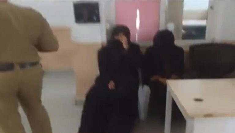 Hyderabad: 2 burqa-clad women held for vandalising Goddess Durga idol in Navratri Pandal
