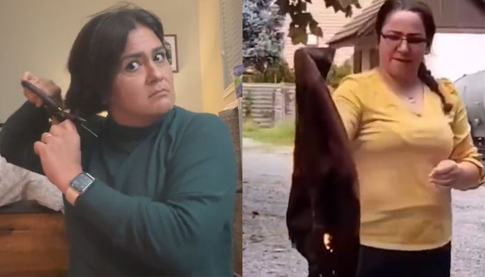 Iran: Women burn hijab, cut their hair to protest against the killing of Mahsa Amini