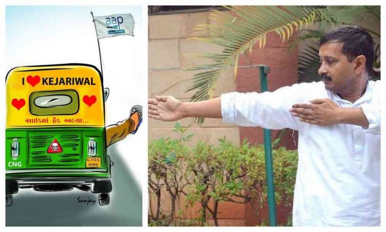 Kejriwal’s three-wheeled wonder and his leg hanging out: The role autorickshaws in his rise as politician