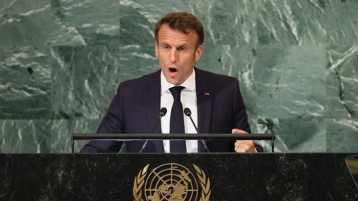 French President Emmanuel Macron praises PM Modi at UNGA for his ‘Not an era of war’ message to Russian President Putin 