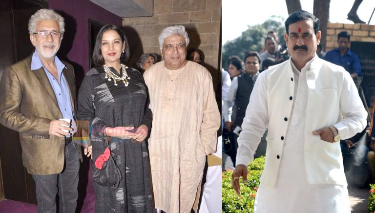 Shabana Azmi, Javed Akhtar, Naseeruddin Shah are sleeper cell members of Tukde-Tukde Gang: MP Home Minister Narottam Mishra