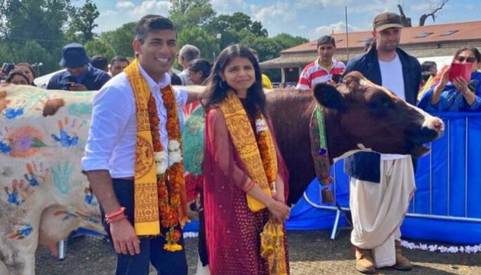 Rishi Sunak mocked for following Hindu customs after he lost elections