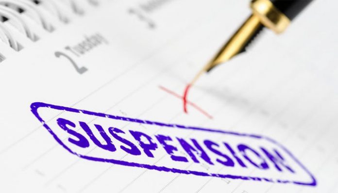 Abdul Rashid Kholi suspended