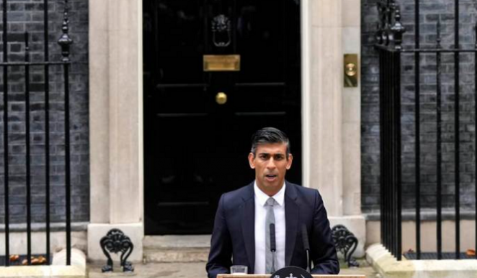 Rishi Sunak in his first address as British PM says elected in part as UK PM to fix Truss’s mistakes