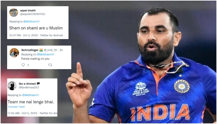 Radical Muslims target Indian Cricketer Mohammed Shami for posting Dussehra greetings, school him on Islam and demand fatwa